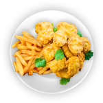 Chicken Nuggets (6) & Fries 